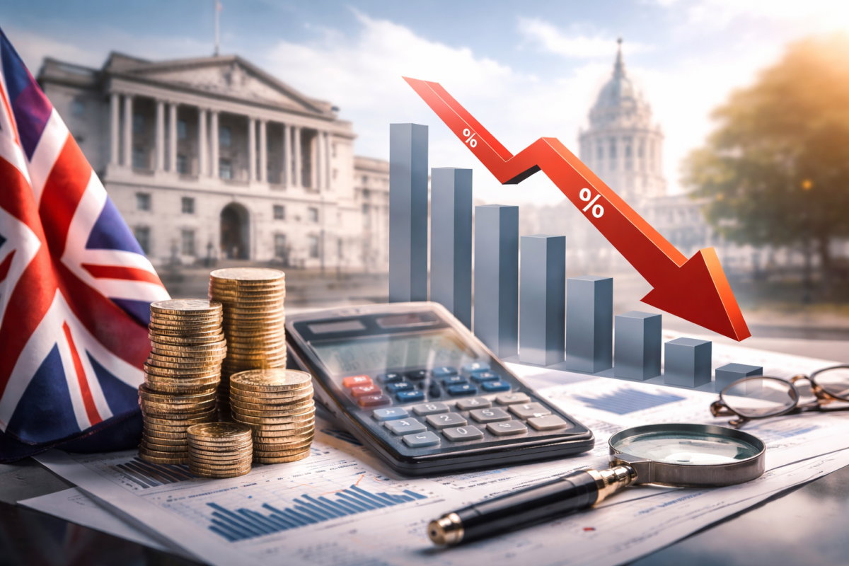 UK Inflation Falls to 10-Month Low as March BoE Rate Cut Expectations Rise 