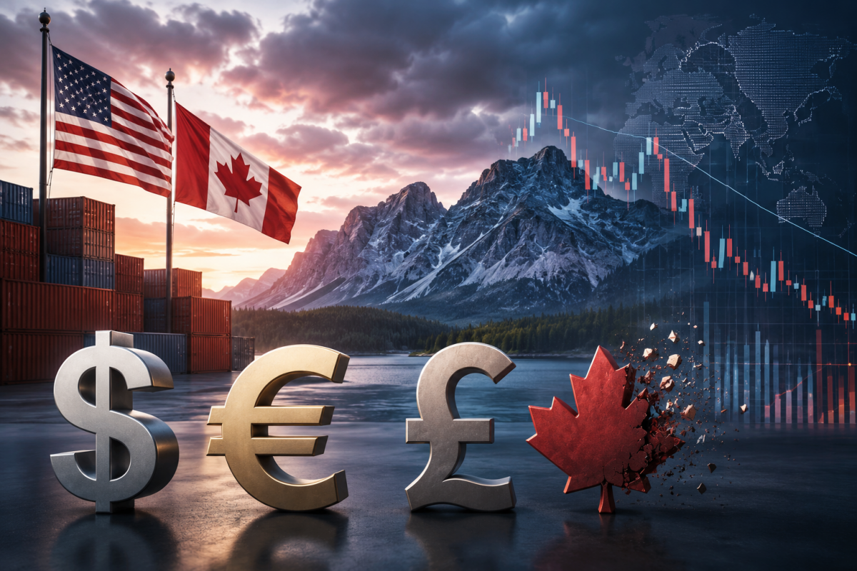 US Dollar Falls Below 99 as Jackson Hole and US Canada Trade Tensions Drive FX Markets 