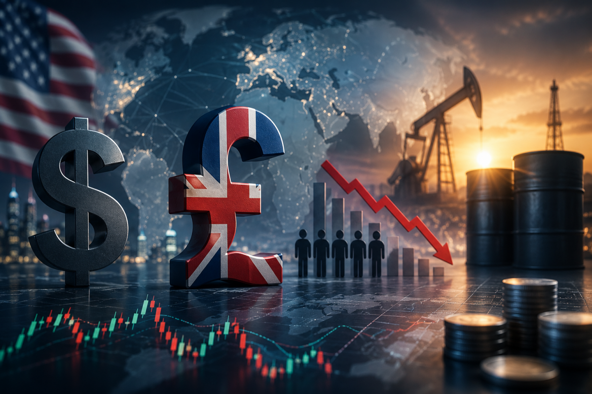 GBP Under Pressure as UK Jobs Data Misses Forecasts While USD Weakens on Iran Oil Developments | FX Market Update 