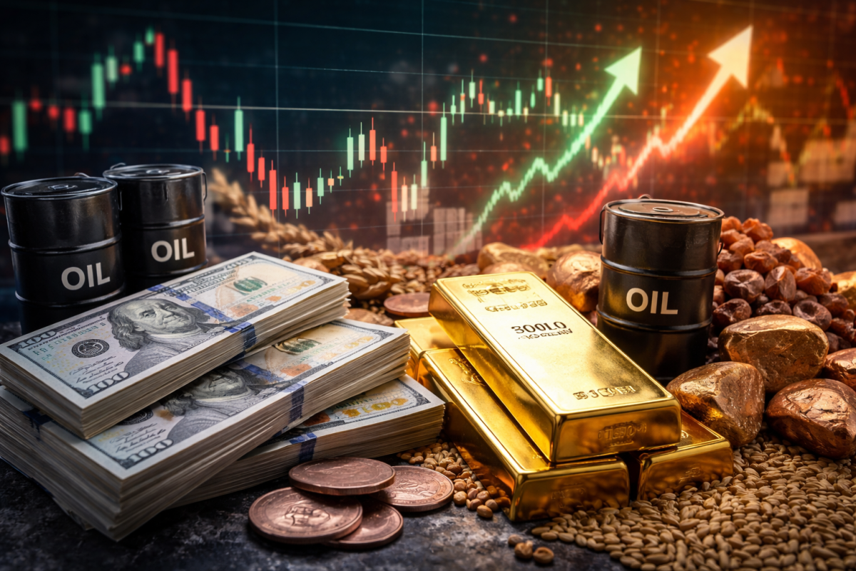 US Dollar Loses Ground as Commodity Strength Shapes Market Sentiment