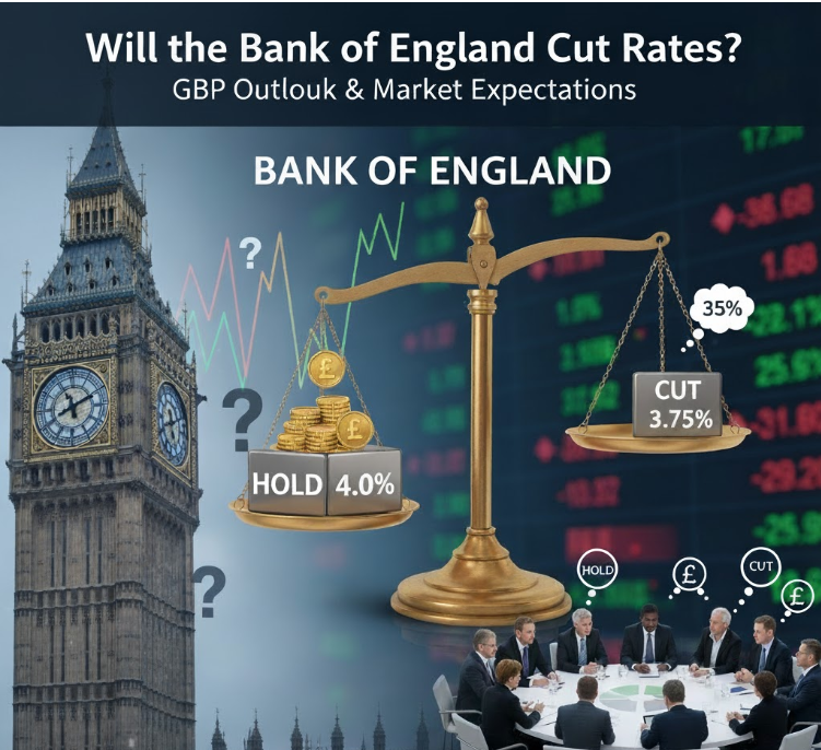 Will the Bank of England Cut Rates? GBP Outlook & Market Expectations 