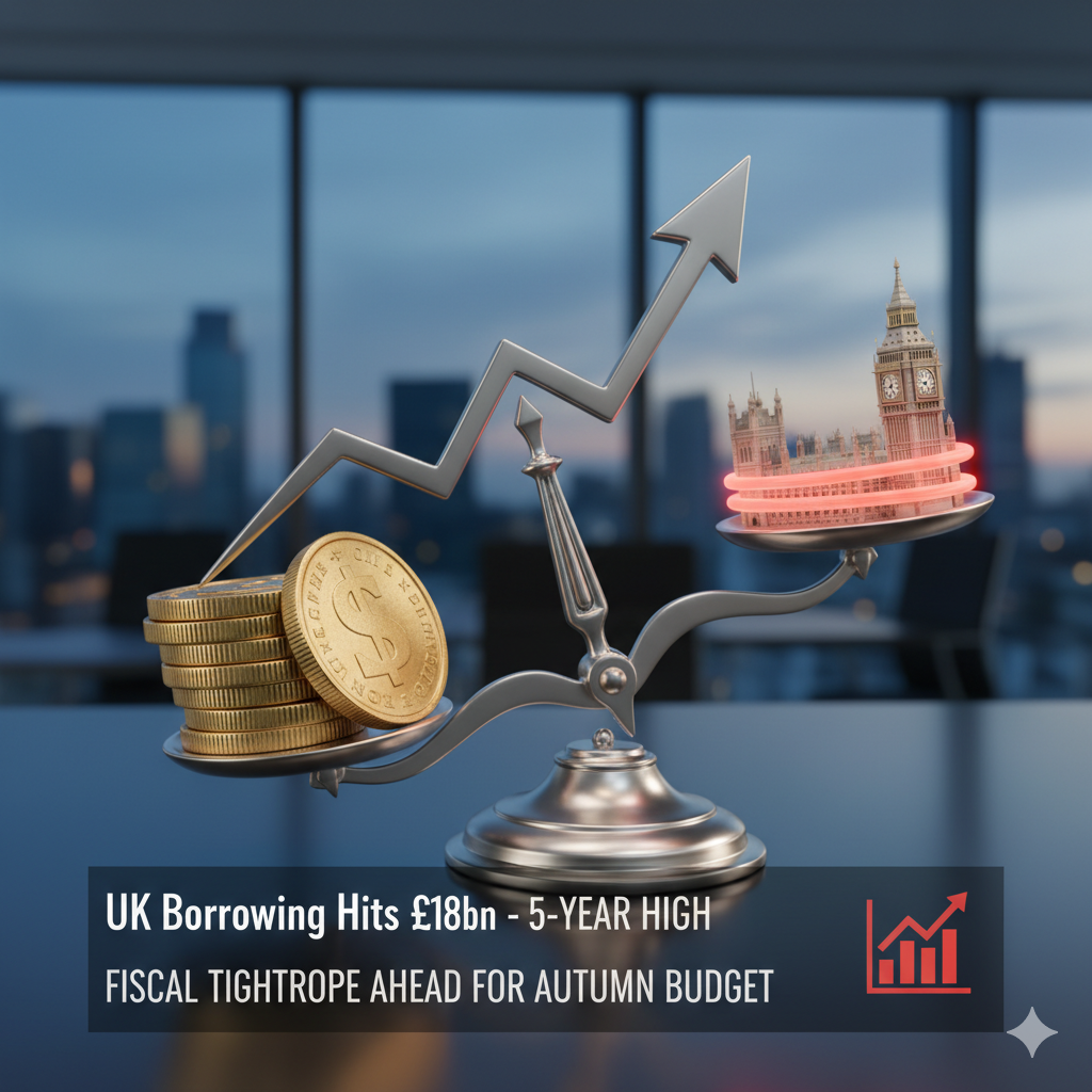 UK Borrowing Hits 5-Year High: What It Means for the Autumn Budget 