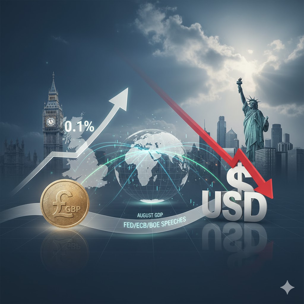 UK GDP Inches Up 0.1% as Dollar Weakens Again – Market Focus Shifts to Central Bank Outlook 