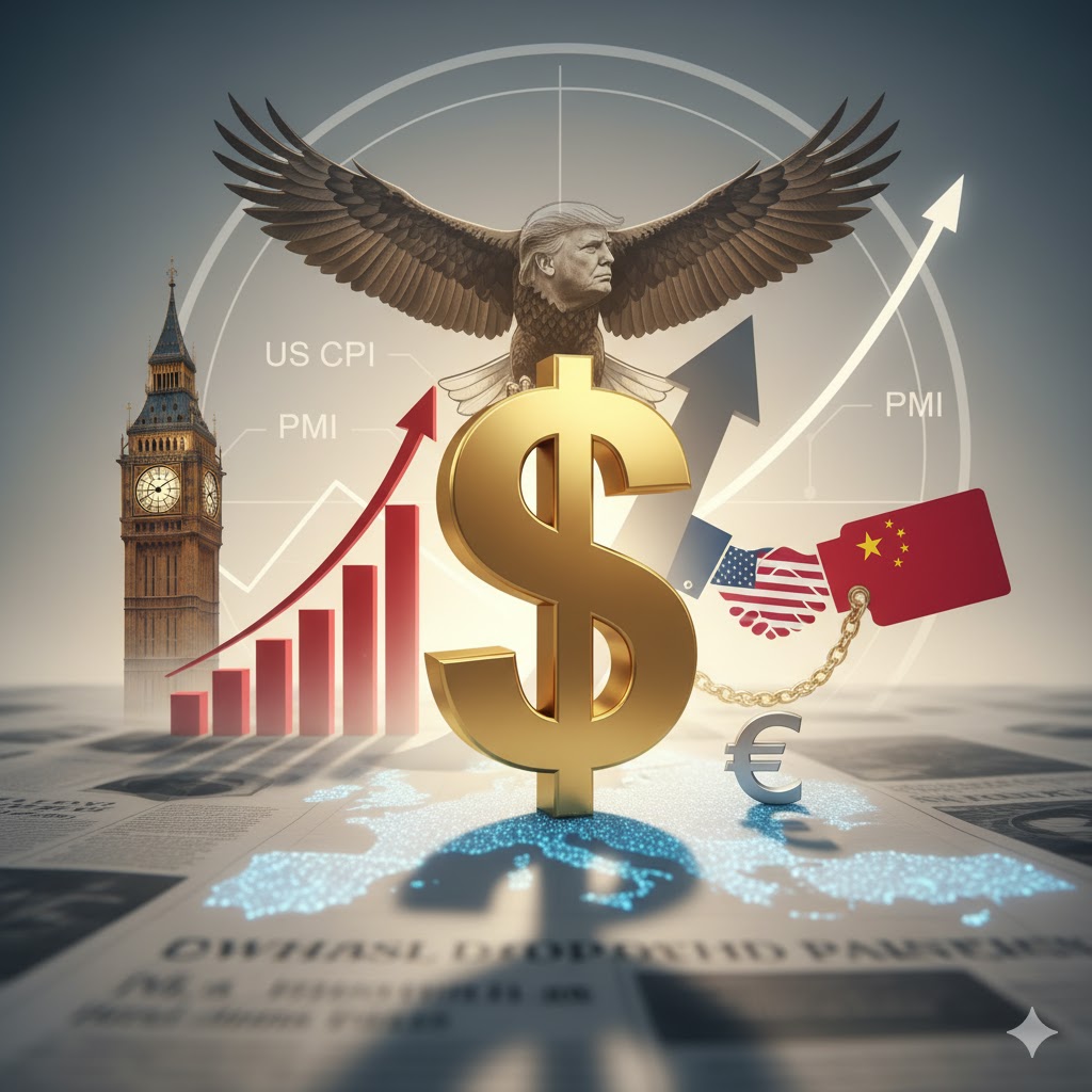 Dollar Rebounds on Trump Comments as Markets Await UK Inflation and Global CPI Data 