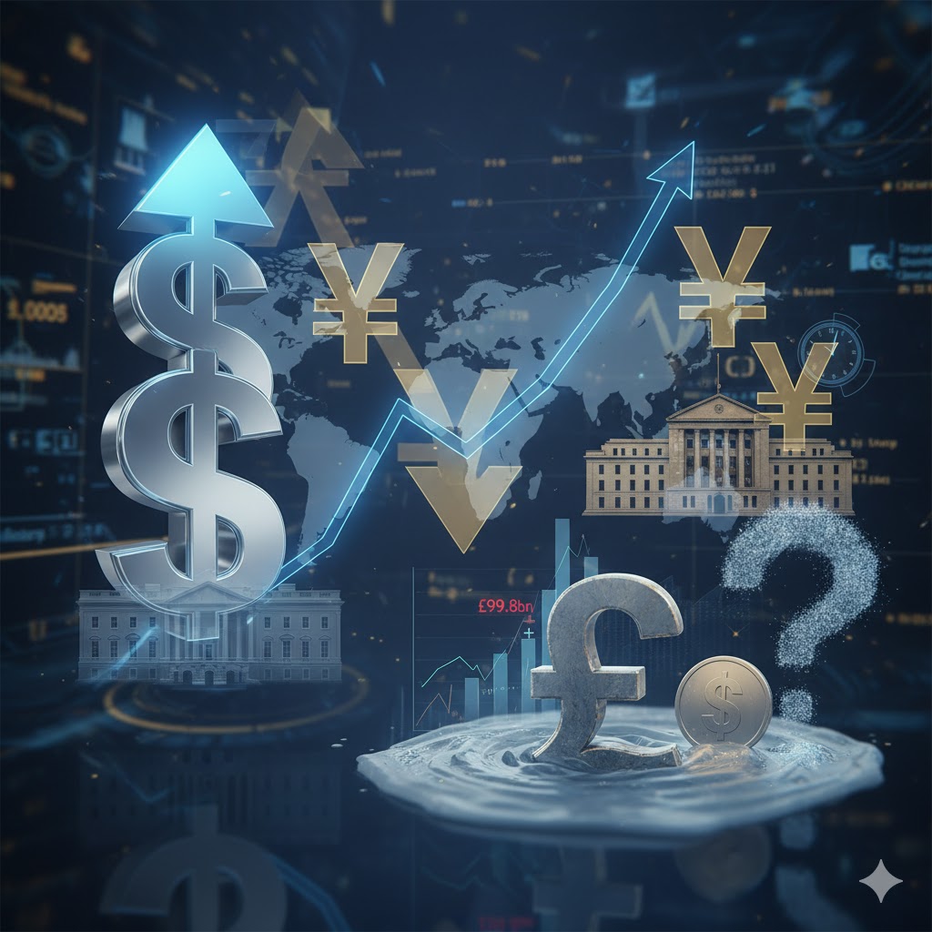 USD Rises on JPY Weakness as UK Borrowing Hits Five-Year High 