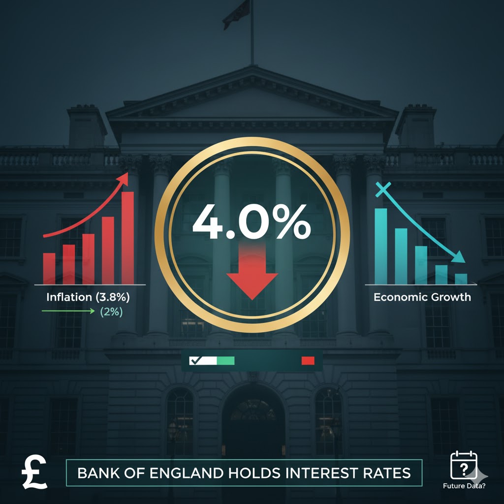 BoE Holds Rates as Markets Brace for Budget Update: GBP Steadies, USD Softens, EUR Flat 